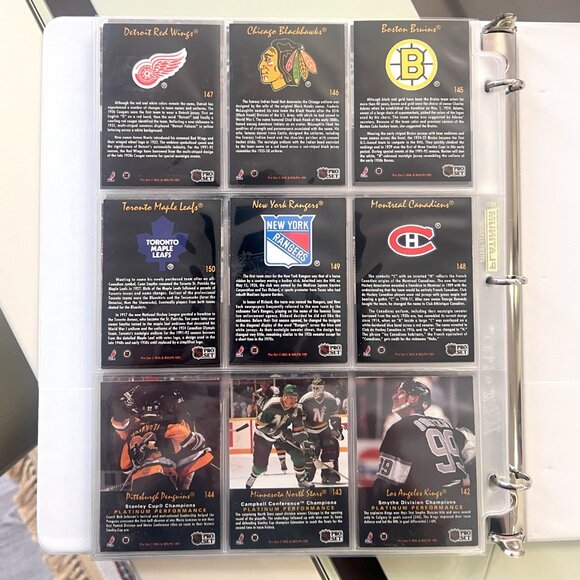 1991-1992 Pro-Set NHL Platinum Series I Hockey Card Set 1 to 148 - Picture 14 of 16